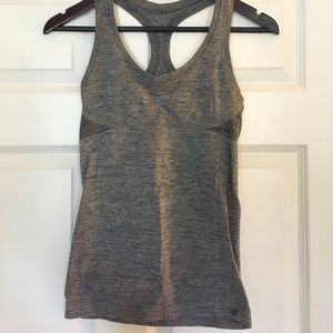 Grey racerback workout top!